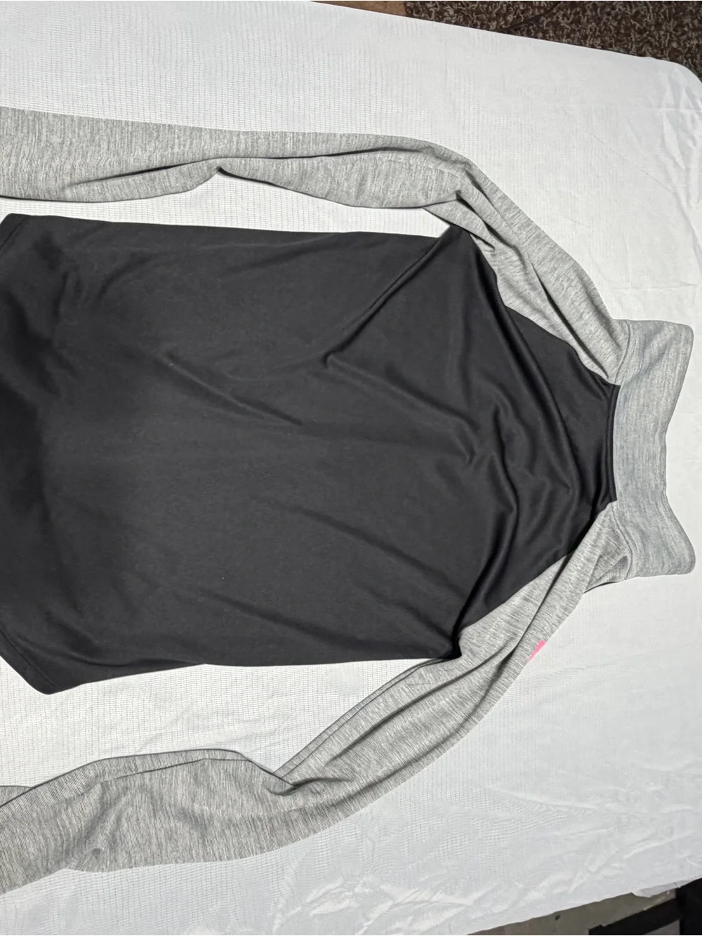 Youth Under Armour Black and Grey Performance Quarter-Zip‎ Pullover